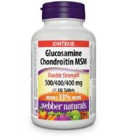 Webber Naturals® - Glucosamine Chondroitin MSM Double Strength, 500/400/400 mg